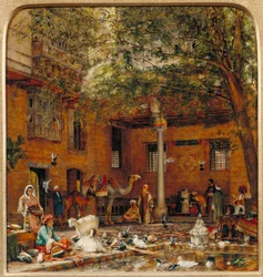 Study for The Courtyard of the Coptic Patriarch